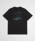 Adidas Shmoofoil Gonz Speedy T-Shirt in Black and Preloved Teal