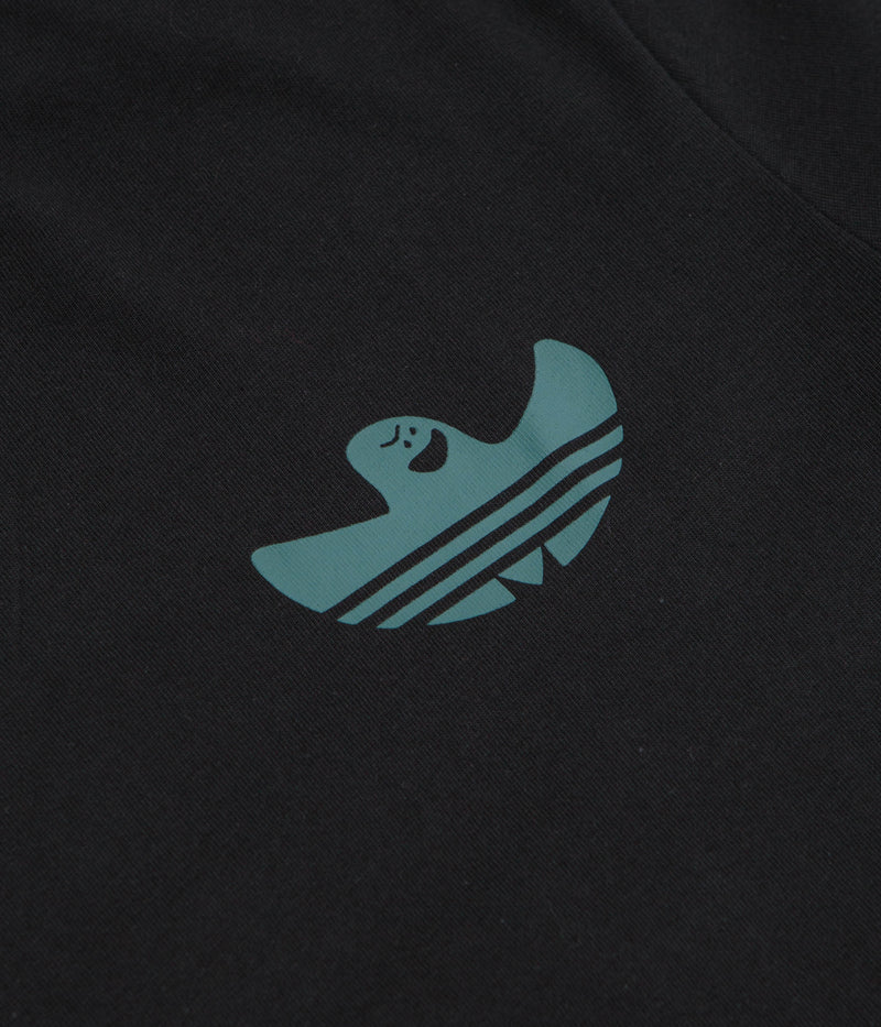 Adidas Shmoofoil Gonz Speedy T-Shirt in Black and Preloved Teal