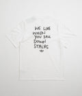 Adidas Shmoofoil Stairs T-Shirt in White and Black