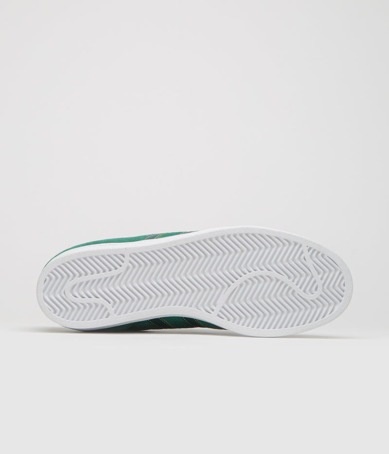 Adidas Superstar ADV Shoes in Collegiate Green and FTWR White / Collegiate Green