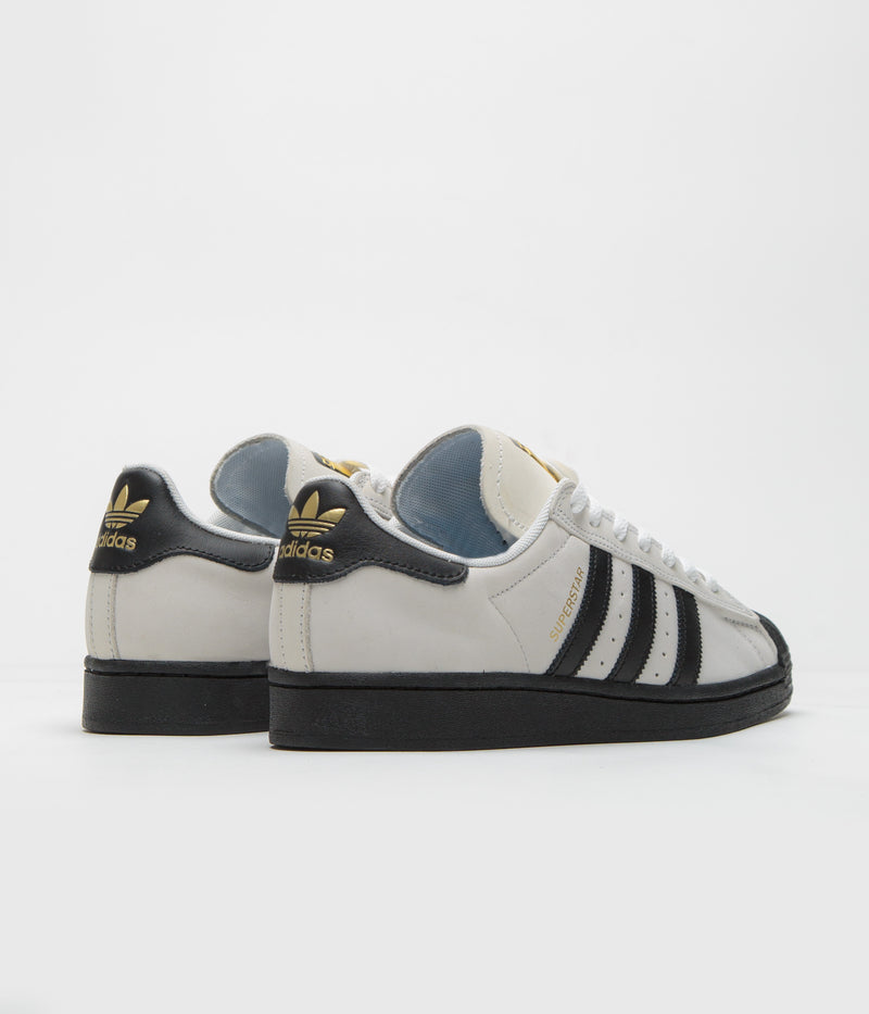 Adidas Superstar ADV Shoes in Crystal White and Core Black / FTWR White