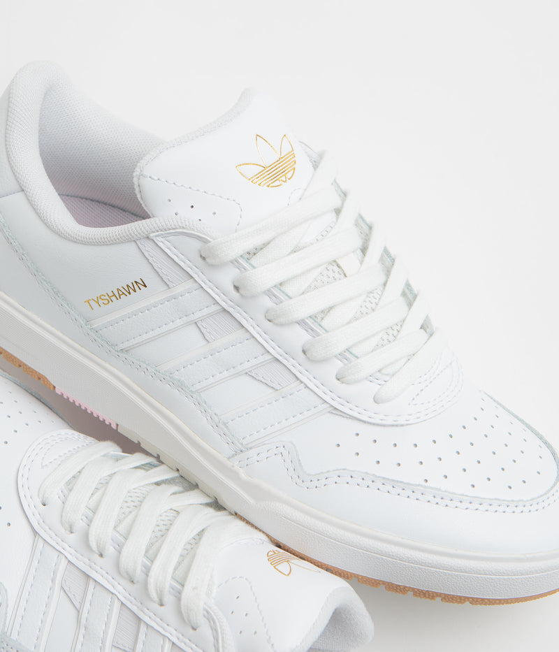 Adidas Tyshawn II Shoes in FTWR White and FTWR White / Gum4