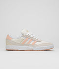 Adidas Tyshawn II Shoes in Wonder White and Powder Coral / Off White