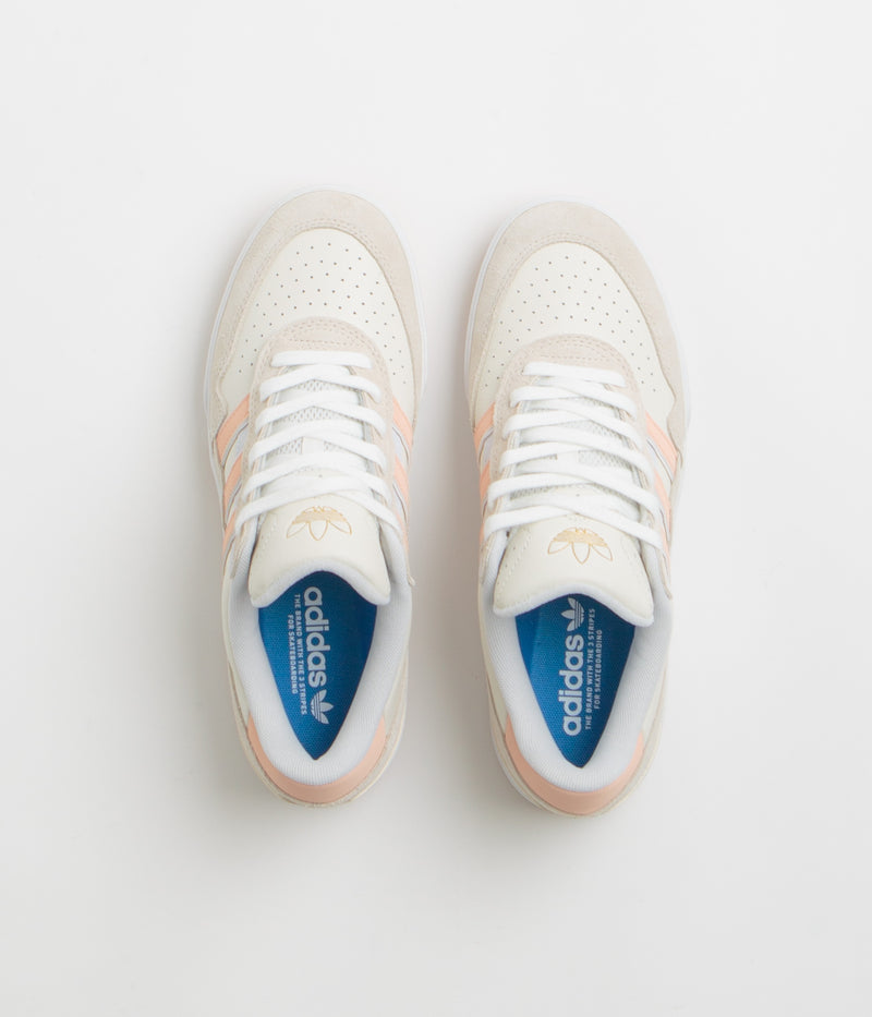 Adidas Tyshawn II Shoes in Wonder White and Powder Coral / Off White