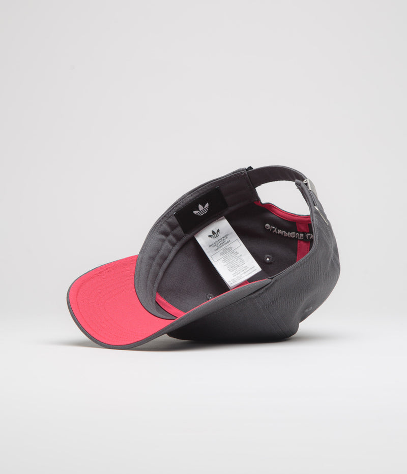 Adidas x Wall Street x Olympique Lyonnais Cap in Grey Five and Active Pink