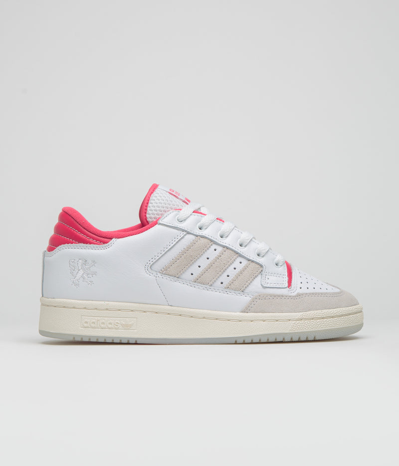 Adidas x Wall Street x Olympique Lyonnais Centennial 85 Low Shoes in FTWR White and FTWR White / Active Pink