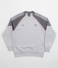 Adidas x Wall Street x Olympique Lyonnais Crewneck Sweatshirt in Solid Grey and Grey Five