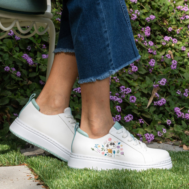 Adysen In Flowers Sage Shoe | Alegria Shoes