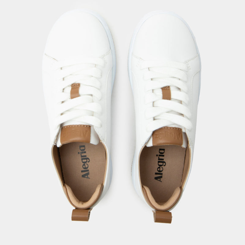 Adysen White Shoe | Alegria Shoes