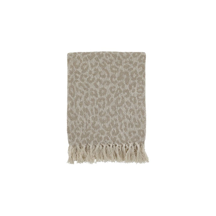 Aix Leopard Print Throw