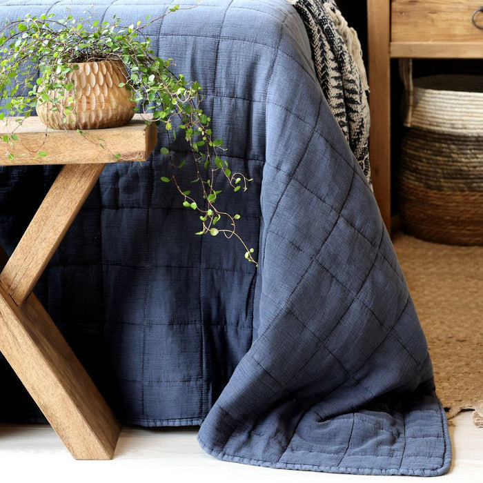 Aix Midnight Summer Bedspread
