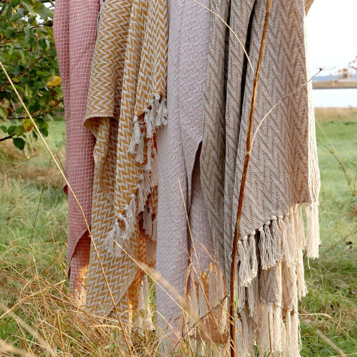 Aix Stone Woven Throw