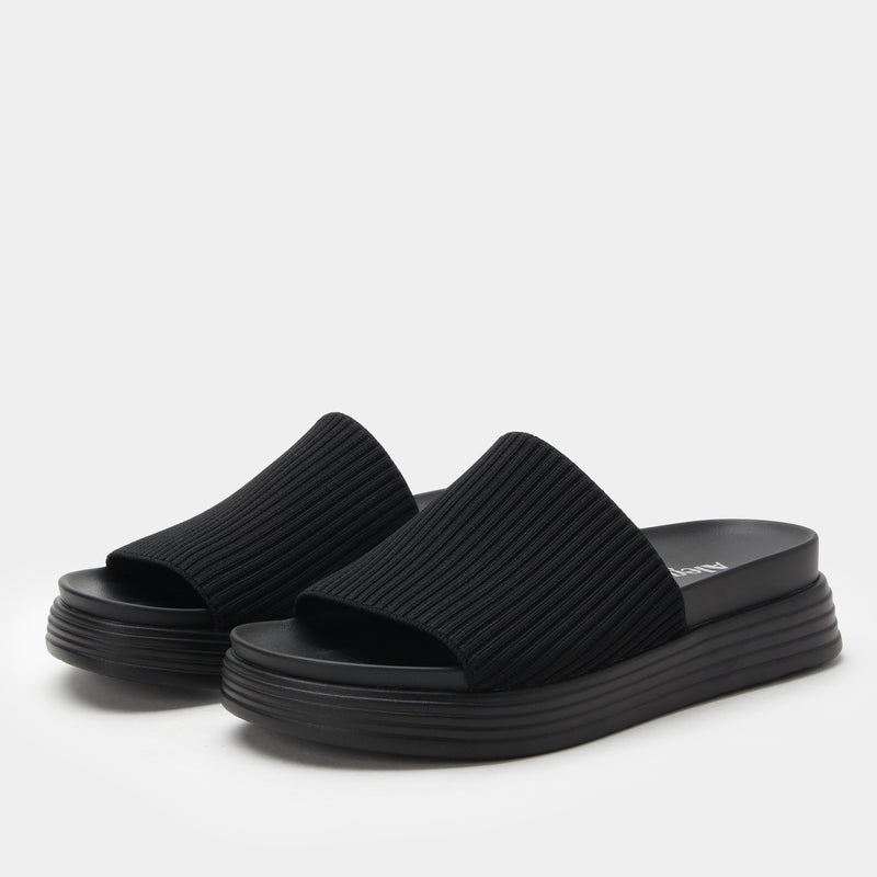 Akimi Black Sandal | Alegria Shoes