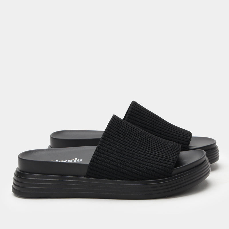 Akimi Black Sandal | Alegria Shoes