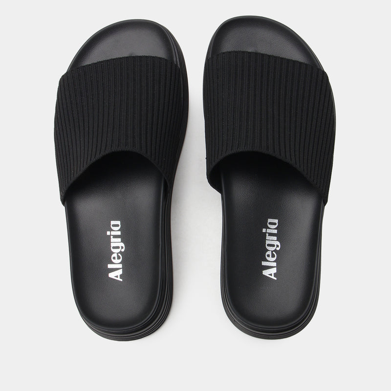 Akimi Black Sandal | Alegria Shoes