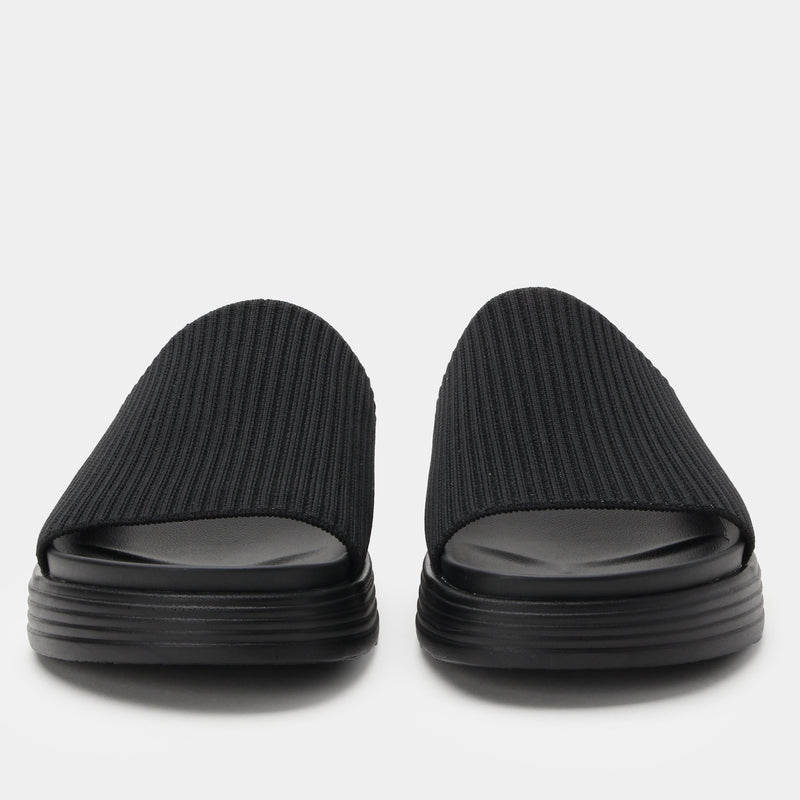 Akimi Black Sandal | Alegria Shoes