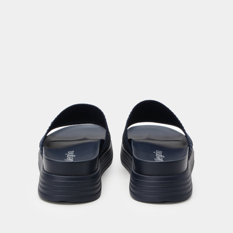 Akimi Navy Sandal | Alegria Shoes