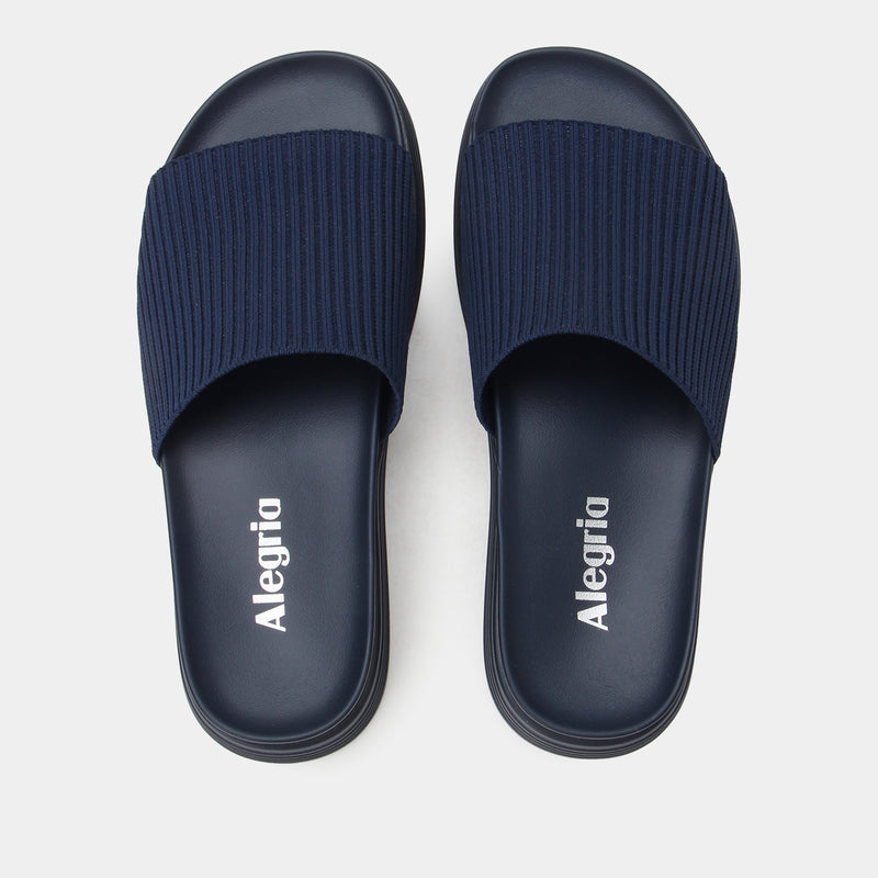 Akimi Navy Sandal | Alegria Shoes