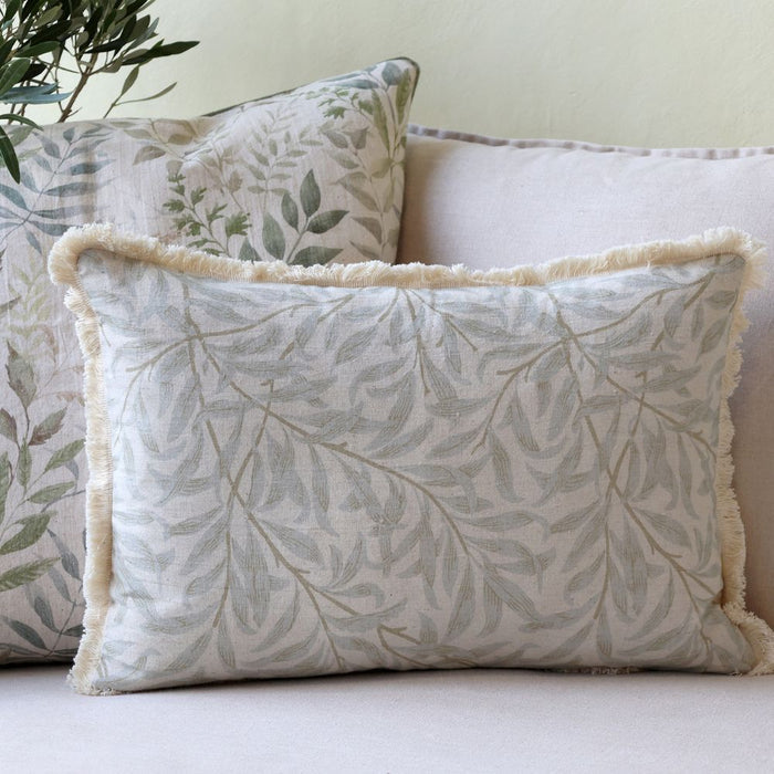 Alissa Botanical Fringe Cushion