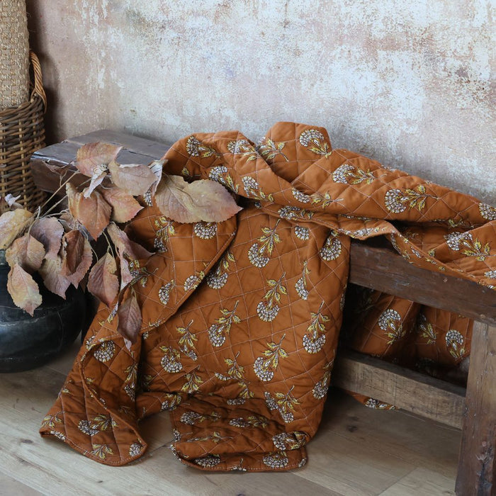 Alix Quilt - Terracotta