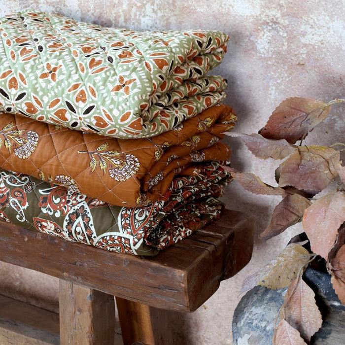 Alix Quilt - Terracotta