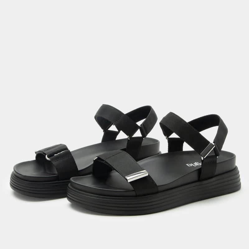 Allyson Black Sandal | Alegria Shoes