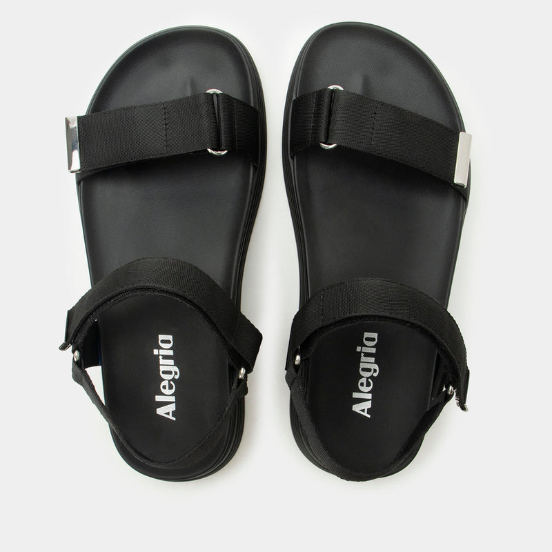 Allyson Black Sandal | Alegria Shoes