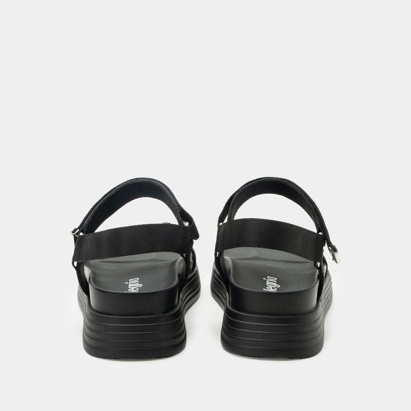 Allyson Black Sandal | Alegria Shoes