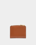 Althea Wallet in Amber Brown Leather