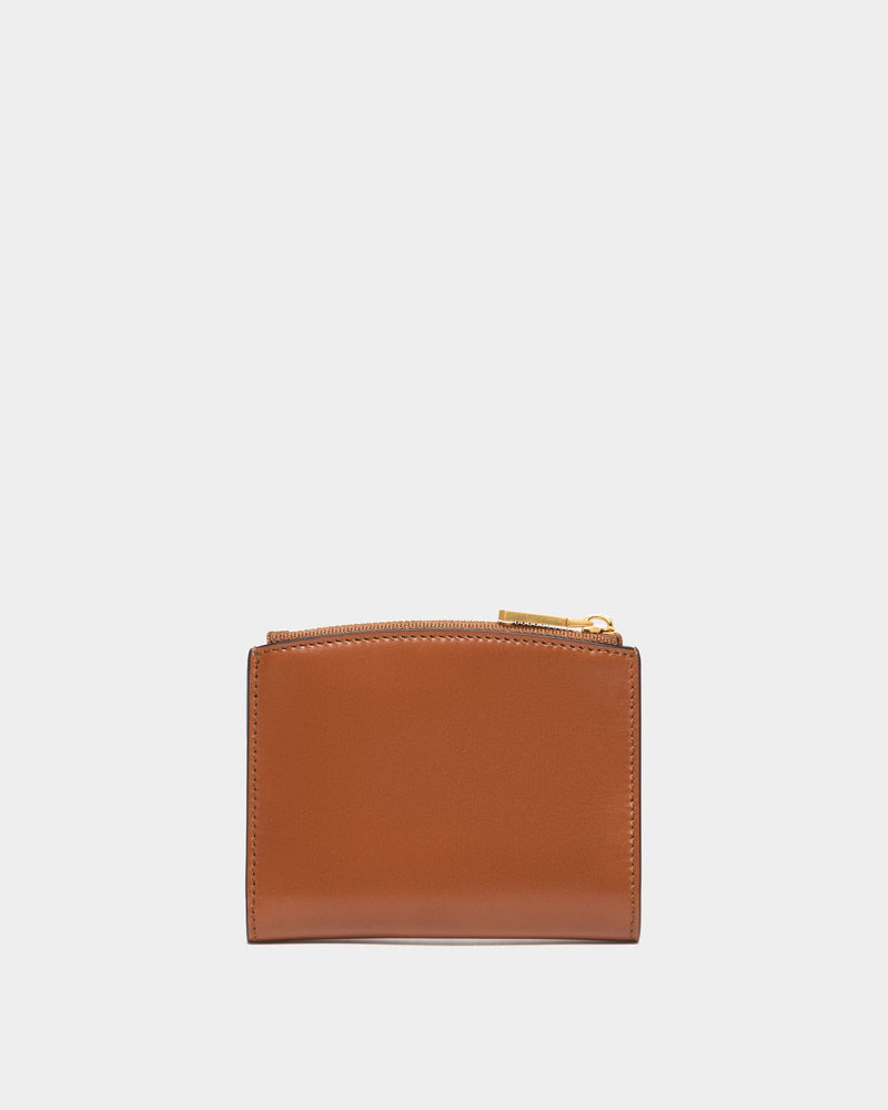 Althea Wallet in Amber Brown Leather