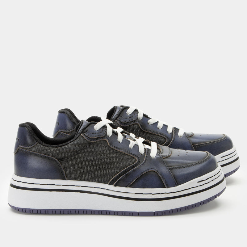 Alyster Blue Black Shoe | Alegria Shoes