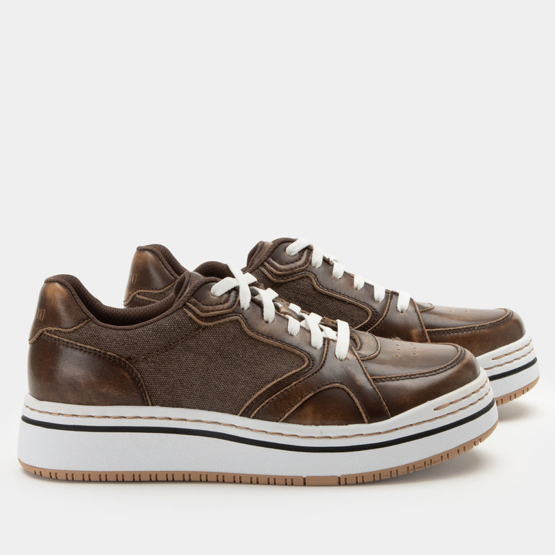 Alyster Brown Shoe | Alegria Shoes