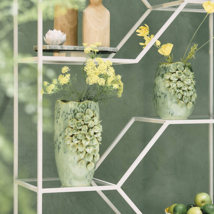 Amalie Green Ceramic Vase