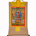 Amitayus-Buddha Of Infinite Life - Tibetan thangka painting, view 8