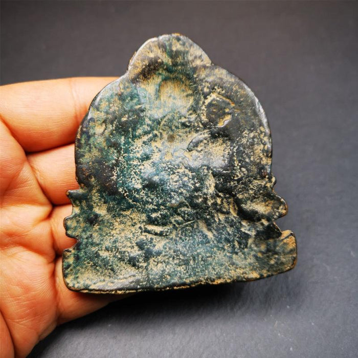 Amitayus Statue 3.1" - Tibetan Buddhist statue, view 6