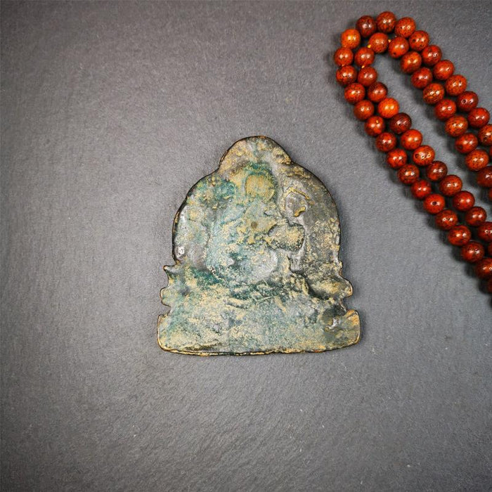 Amitayus Statue 3.1" - Tibetan Buddhist statue, view 8