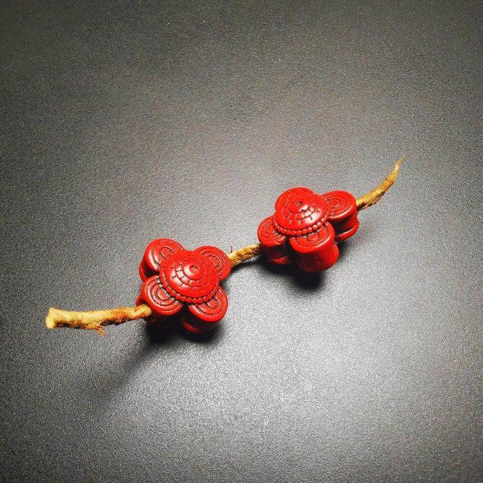 Amulet,Mini Flower Bead Pendant for Mala - Tibetan Buddhist mala beads, view 4