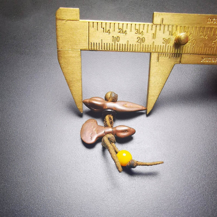 Amulet,Mini Kartika knife of the dakinis and Kila Dorje Phurba - Tibetan Buddhist amulet, view 7