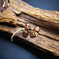 Amulet,Mini Vajra Bead Pendant for Mala Prayer Beads - Tibetan Buddhist mala beads, front view