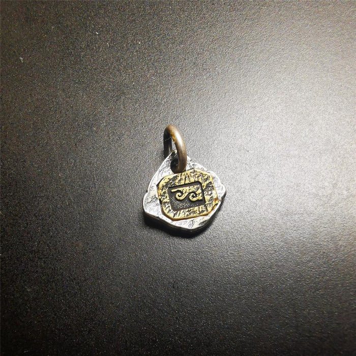 Amulet,Pendant for Prayer Bead Counter 0.43" - Tibetan Buddhist amulet, view 4