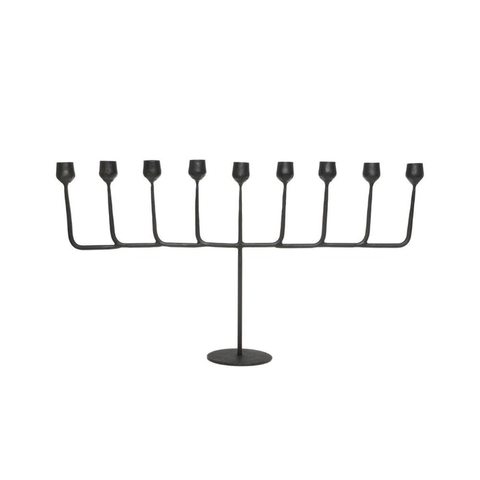 Antique Coal 9-Arm Candleholder