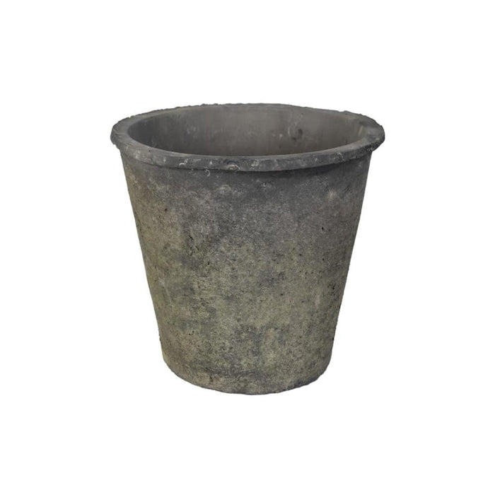 antique black stone pot