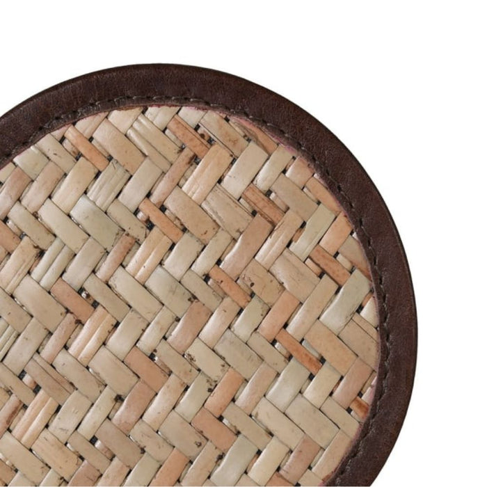 Arden Leather Coasters - set of 4