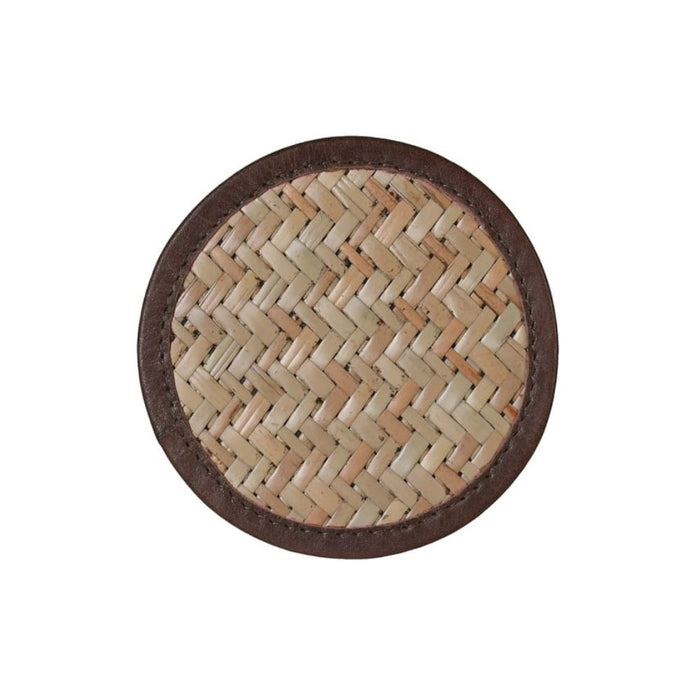 Arden Leather Coasters - set of 4