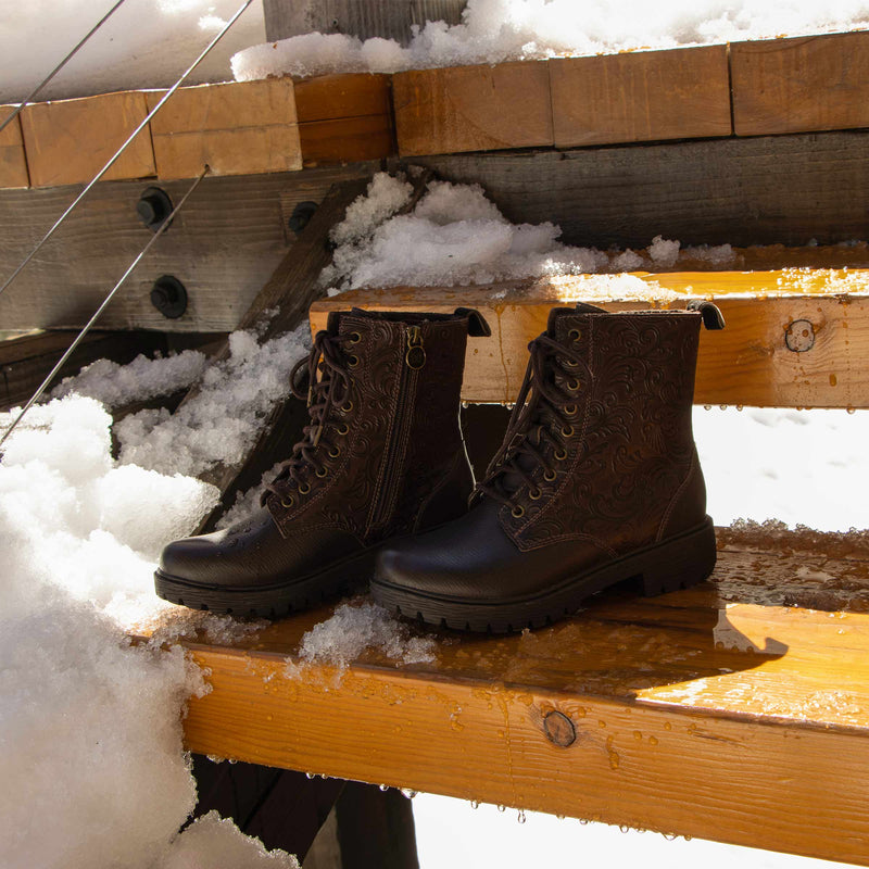 Ari Espresso Gale Boot | Alegria Shoes