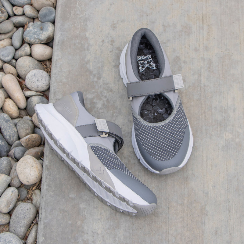 Atlis Grey Shoe | Alegria Shoes