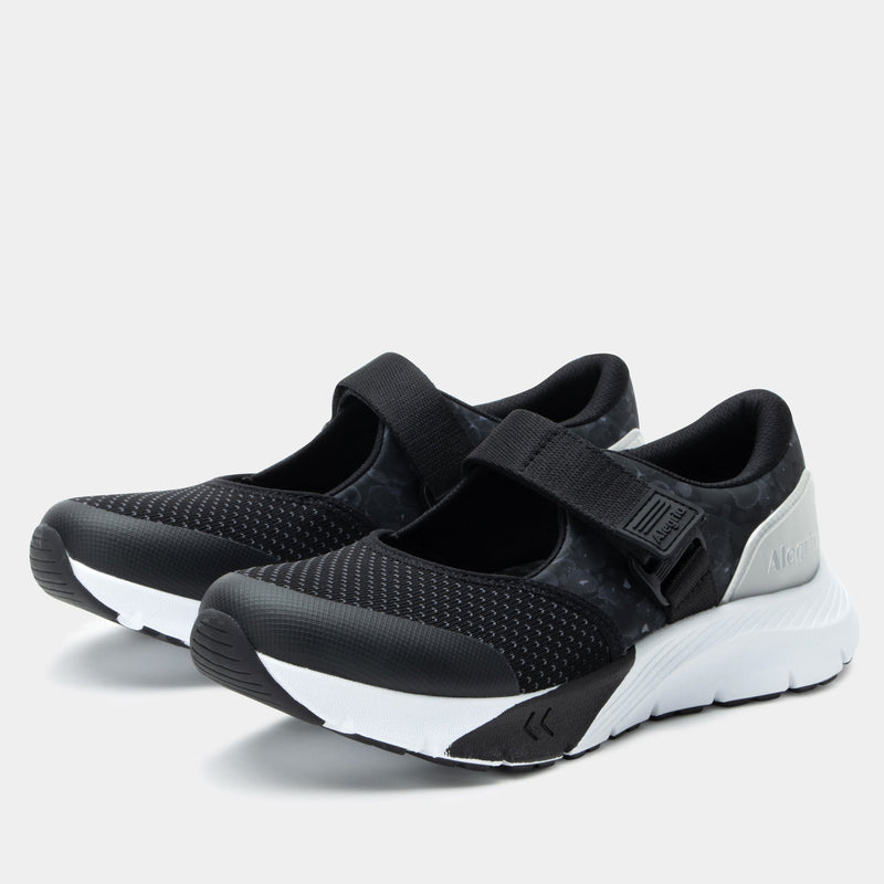 Atlis Poppy Pop Black Shoe | Alegria Shoes