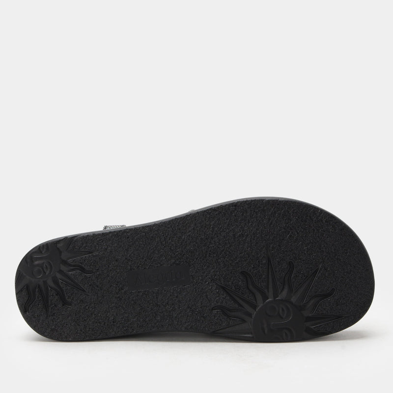 Audie Phosphorescence Black Sandal | Alegria Shoes