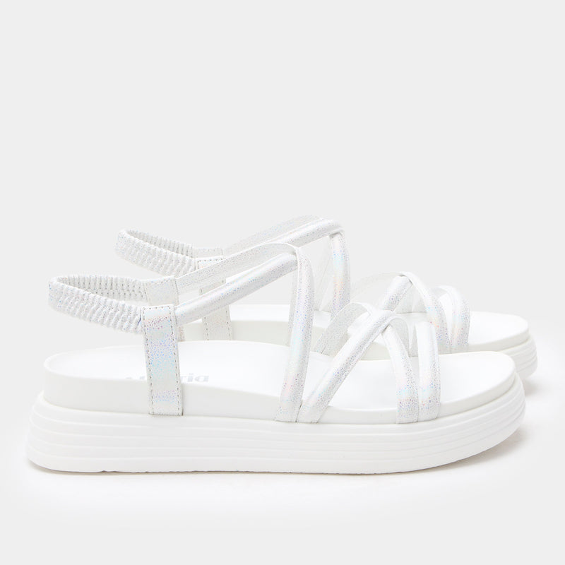 Audie Phosphorescence White Sandal