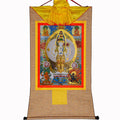 Avalokitesvara - Tibetan thangka painting, view 8